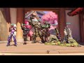 Overwatch:  Winston nut punches Torbjorn hilarious POTG