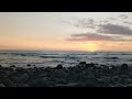 Calm Wave Sounds, Hawaii, Big Island, Kona. Beach Sunset. Ocean Sunset. Rocky Beach.