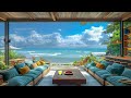 Tropical Beach Atmosphere - Bossa Nova Music And Soothing Ocean Wave Sound Energy New Day