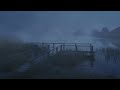 Moody Stormy Night on a Mountain Lake | Soothing Rain & Thunder sounds | Relax | Study | Sleep