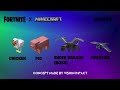 Fortnite X Minecraft Concept | Chapter 6 / Chapter 5 Season 4 Battle Pass