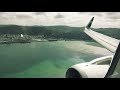 Air New Zealand A320 Landing Wellington
