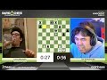 Fabiano Checkmates Hikaru and Wins The Final