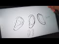 How to Draw Ears