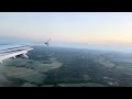 Finnair Airbus A321 approach and landing to Helsinki