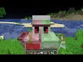 Mikey and JJ Trolled Villagers By Hiding Inside Golem in Minecraft (Maizen)