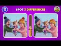 Spot the Differences INSIDE OUT 2 Movie Quiz 😁😭😱🤢😡 Monkey Quiz