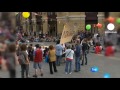 Spanish protest turns into sit-in in Madrid Square
