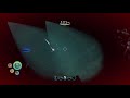 Subnautica: Legion Cyclops attacked by 2 Reaper Leviathans