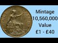 Every Half Penny - Mintage + Value