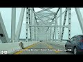 Chesapeake Bay Bridge - America's SCARIEST Bridge - Annapolis - Maryland - 4K Infrastructure Drive