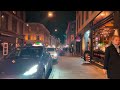 Oslo Nightlife 4k, Norway-Walking Tour