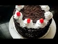 1 kg Black Forest Birthday Cake Recipe Without Oven/How To Make Black Forest Birthday Cake Recipe 👌