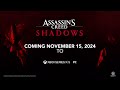 ASSASSIN'S CREED SHADOWS Gameplay Trailer 4K (2024)