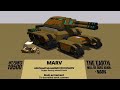 Most Powerful Tanks in Red Alert Command & Conquer Hit Points Comparison 3D