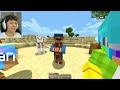 GÜVENLİKLİ EV vs PİRANA ORDUSU! (şans bloğu adası) - Minecraft