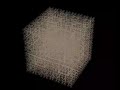 Animated recursive hollow box