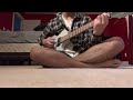 a year of playing guitar progress - paranoid android