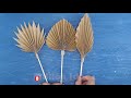 DIY Paper Palm Leaves - Easy Paper Kraft Palm Leaf - Boho Home Decor - Room Decor