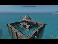 How to: BEST new LEED PROOF Taming/Fishing raft #ark #gaming #basebuilding