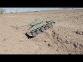 Испытания танка Т-34, в сыпучей земле