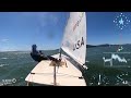ILCA/Laser upwind practice 4/28/24 - From deck sitting to full hike conditions