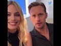 Alexander Skarsgård and Margot Robbie CUTE and FUNNY interview on Twitter