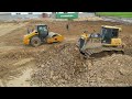 Incredibles Drive Your Energy Technique Heavy Dozer Cutting Remove Pond Slope & Push Rock