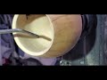 WOOD TURNING A TAPERED VASE