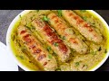 Afghani Malai Seekh Kebab Recipe | Chicken Malai Seekh Kabab With White Gravy