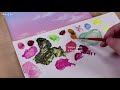 Cosmos Flowers / Landscape / Easy acrylic painting for beginners / PaintingTutorial / Painting ASMR