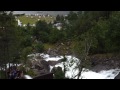 Spectacular waterfall in Geiranger, Norway