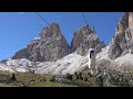🇮🇹 4K | Sellajoch | Sassolungo cable car | Sella pass Dolomites