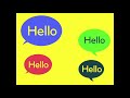 Hello!  Opening song in group music therapy (children ages 3-6)
