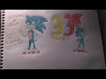 Happy Birthday for 33 years Sonic the Hedgehog