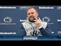 Penn State offensive coordinator Andy Kotelnicki discusses wide receivers, run game