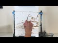 Covered Bridge and Golf Course Landscape Painting Tutorial Part 1
