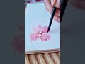 The easiest watercolor flower to paint