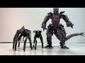 S.H. Monster Arts Godzilla final wars 2004 and 3D printed muto figures