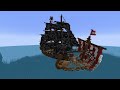 The first actually working sailing warships in Minecraft Clockwork!