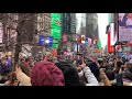 2020 Times Square BTS Rehearsal Make It Right before evening performance/2020 New Year’s Rockin’ Eve