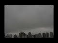 Nuvens sobre Sao Paulo - vistas da Vila Mariana.