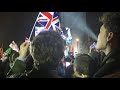 Nigel Farage at Brexit Celebrations in Parliament Square