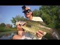 Fishing an Alligator Lure for Giant Bass!
