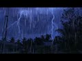 Heavy rain and Thunder storm Ambience to sleep, Sleep easily with heavy rain And mighty thunder