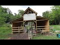 Entire Barn Build by One Man in 10 minutes!
