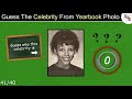 Guess The Celebrity by Their Yearbook Photo | 40 Different Celebs | Fun Quiz Questions