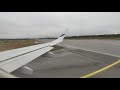 AY437 Embraer E190 OH-LKK landing at Oulu Airport EFOU