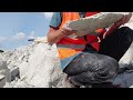 Tolle Funde beim Fossilien sammeln in Hannover Misburg bei Outdoor Hannover im Mai 2024