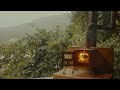 forest, the sound of rain falling on the tin roof of a cottage ASMR (feat. Small Fireplace) 5.1ch